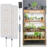 Aumtrly Grow Lights for Indoor Plants, 276 LED Full Spectrum Plant Light for Indoor Growing Seed Starting, 2 Pack Slim Grow L
