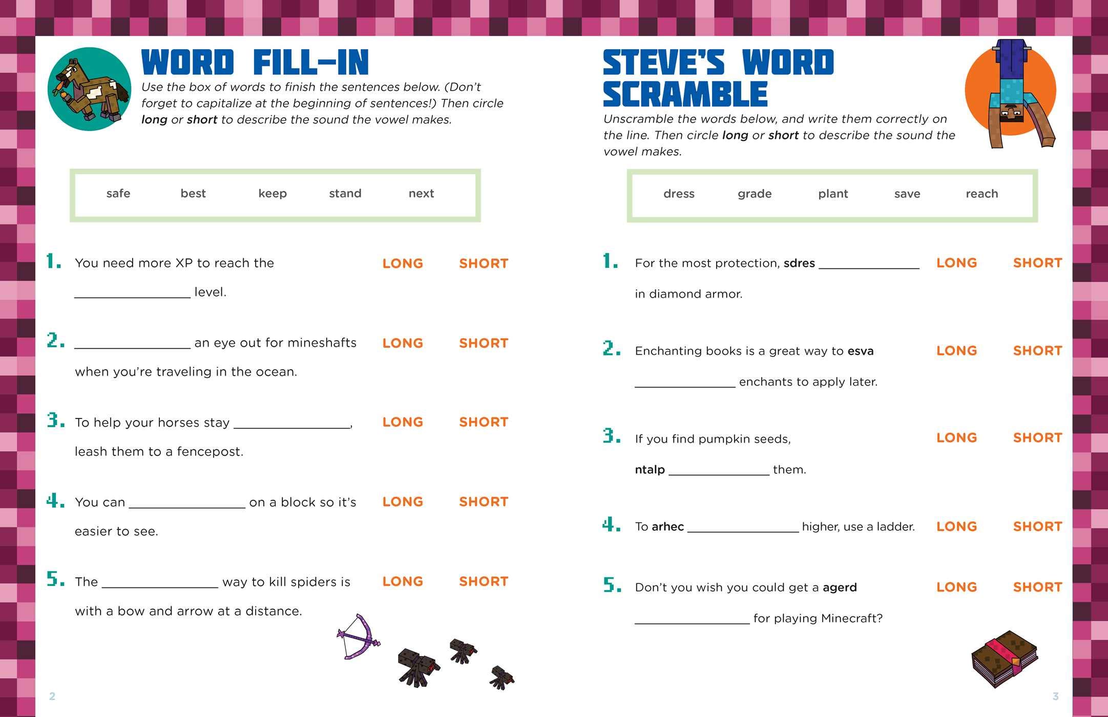 Spelling for Minecrafters: Grade 3 Spelling for Minecrafters: Grade 3 Spelling for Minecrafters: Grade 3 Paperback