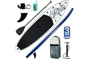 FunWater Inflatable Stand Up Paddle Board,3 Year Warranty,SUP Paddleboards with Full Set of Accessories,Suitable for Surf Fishing Yoga