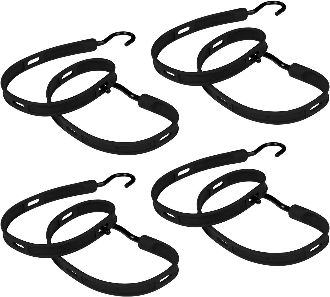 Strong Wide Mouth Hooks Lock onto Anchor Points Bungee Cord with