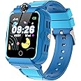 Xipax 4G Smartwatch for Kids, Kids Smart Watch with Cell Phone Call (SIM Card Included), WiFi Bluetooth, SMS, SOS, School Mode, Game, Boys and Girls Aged 4-12 Kids Phone Watch(Dark Blue)