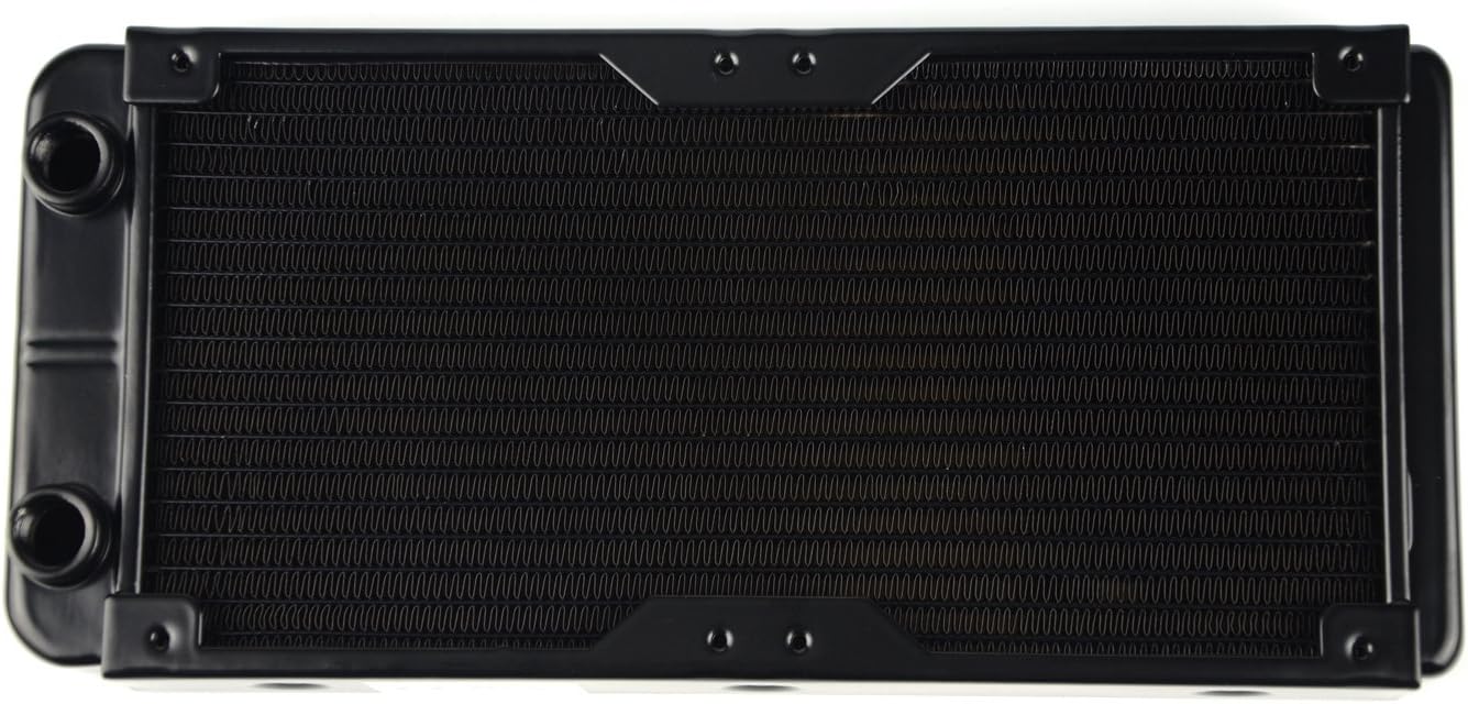 BXQINLENX 18 Pipe Aluminum Heat Exchanger Radiator for PC CPU CO2 Laser Water Cool System Computer 240mm(B) - Image 4
