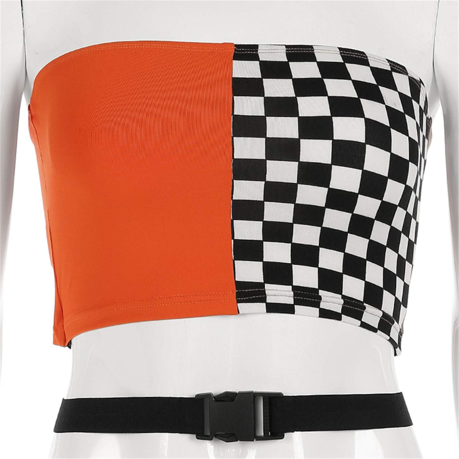checkerboard tube top