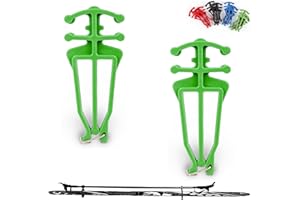 Bagdent Cross Country Skis and Poles Holder – 1 Pair, Universal Nordic Ski Pole Carrier