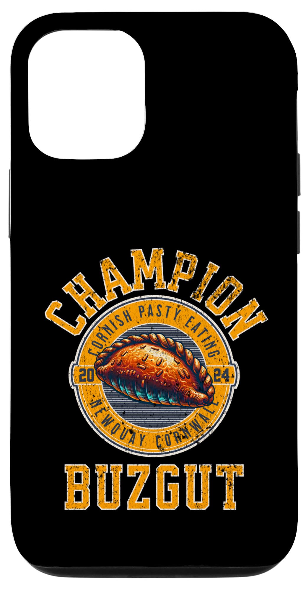 iPhone 15 Pro Cornish Pasty Eating s Buzgut Champions s Newquay Cornwall Case