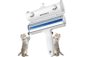 Wouble Pet Hair Remover Roller, Reusable Lint Roller for Pet Hair,Self Clean Dog Cat Fur Removal Brush, from Carpet, Furnitur