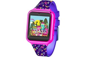 Accutime Encanto Educational Learning Touchscreen Kids Smartwatch - Multicolor Strap - Toy - Girls, Boys, Toddlers - Selfie Cam, Games, Alarm, Calculator, Pedometer (Model: ENC4015AZ)