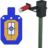 Atflbox AR500 Steel Target for Shooting, 1/2 inch Thick Metal Target with T-Post Target Hanger, High Caliber Torso Silhouette