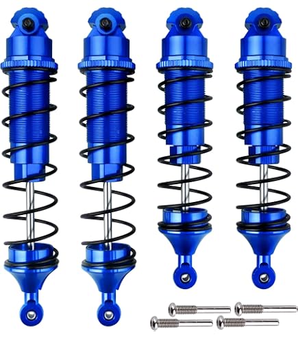 Alu-Bodypost Set Für Arrma Outcast/Notorious 6S BLX – 4-teilig, Blau