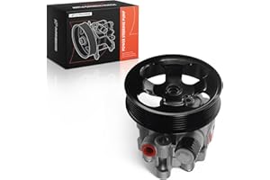 A-Premium Power Steering Pump, with Pulley, Compatible with Toyota Tacoma 2005-2015, Lexus RX350 2007-2009, 4.0L 3.5L, Replac