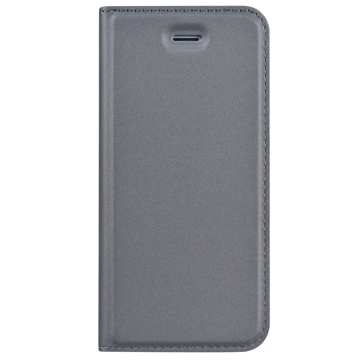Wallet Case for Samsung Galaxy A3 2017 A5 2017 A7 2017, Potective Phone Kickstand Flip Cover with Card Holder (Gray, A7 2017)