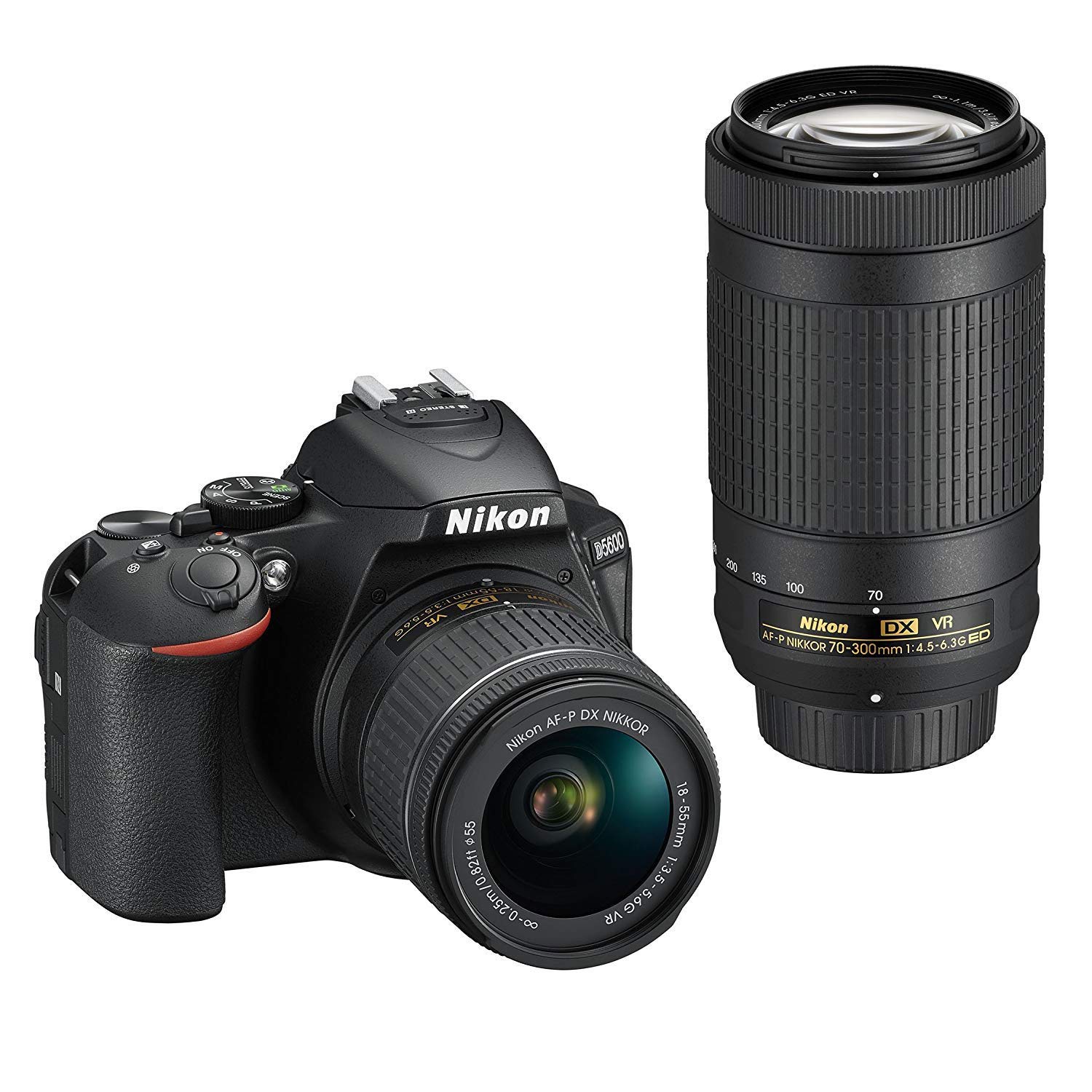 Nikon デジタル一眼レフカメラ D5600 ダブルズームキット ブラック D5600WZBK商品画像