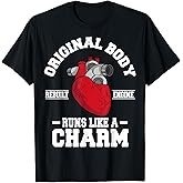 Original Body Rebuilt Engine Works Like A Charm Open Heart T-Shirt Small