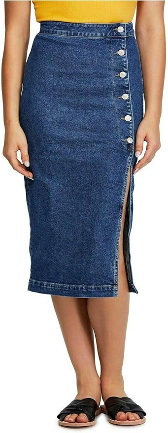 jasmine buttoned midi skirt