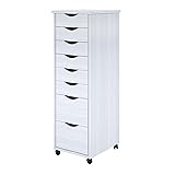 Adeptus Original Roll Cart, Solid Wood, 6+2 Drawer