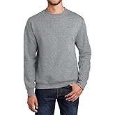 JustBlanks Mens Long Sleeve Sweatshirt Fleece Performance Crewneck Sweatshirts for Men