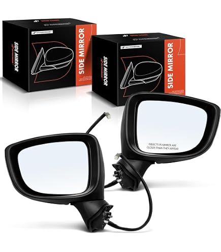 TYC 6100332 Mazda 3 Left Non-Heated Replacement Mirror, Complete