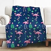 Levens Flamingo Gifts Blanket for Women Girls 50"x60" Pink Flamingo Throw Blanket Gift for Women Birthday Valentine's Day for Flamingos Lovers Flamingos Decor for Couch Bed Home Bed