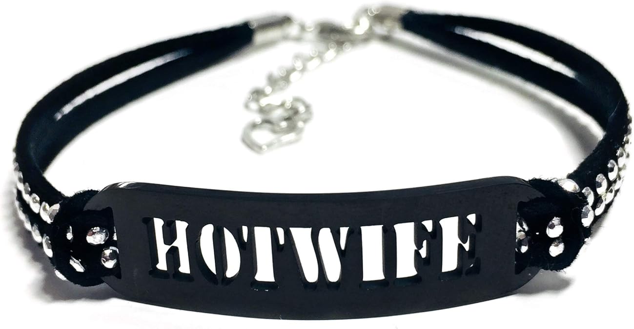 💕 HOTWIFE 💕 Bar Anklet & Bracelet Styles QOS, Hot Wife