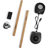 AeroBand Electronic Drum Set PocketDrum2 MAX, Air Drum Sticks &amp; Pedals &amp; Bluetooth Adapter, Play Drum Anywhere Anytime, 8 Tones and USB Midi Teens Adult Drummer Gift (Earphone Included)