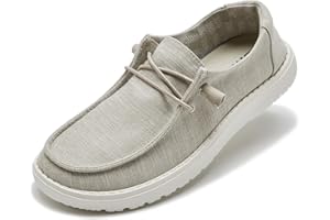 ZMLC Women's Loafers Slip-On Shoes, Comfortable Flat Shoes for Women Casual Lace Up Loafers Walking Flats Slip On Shoes for Women with Soft EVA Sole Size 5.5-11