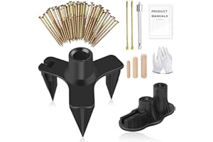 FullMayPro 3233 Kit Eliminates Floor Squeak Through Carpet,Squeaky Floor Repair Kit, 3233 Woodworking Project Kits Use for Fix Floors, Contains 50 Screws and 5 Work Aids,Operating Instructions,Gloves