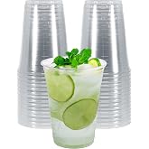 PAMI Clear Plastic Party Cups 16 oz,Disposable for Cold Drinks &amp; Beer,30-Pk