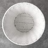 woodluv Round Waste Paper Basket Bin 25 cm Diameter 25 cm Height Eco Paper Rope view 5