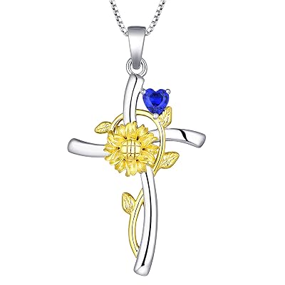 Buy YL Cross Pendant Necklace 925 