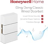 Honeywell Home Ding Dong Classic Wired Doorbell White D117 60 m 80dB view 2