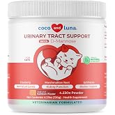 Cranberry Supplement for Cat UTI Treatment &amp; Bladder Support with D-Mannose | Urinary Tract Supplement for Cats UTI Support, Bladder Wellness &amp; Urinary Tract Function &amp; Incontinence Support