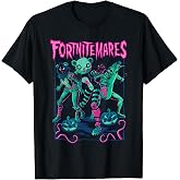 Fortnite Halloween Fortnitemares Retro Creepy Group Poster T-Shirt