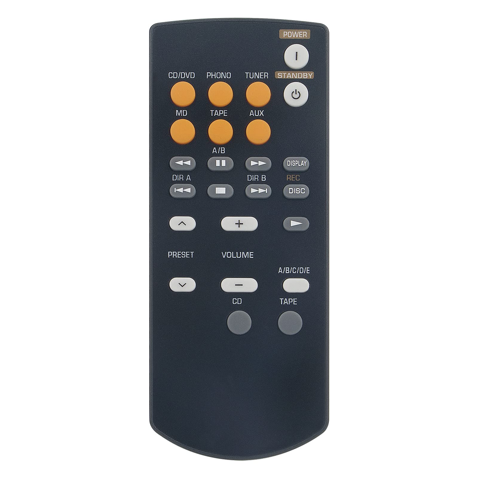 AULCMEET RAX15 WF67620 Replacement Remote Control Compatible with Yamaha Stereo Integrated Amplifier AX-497 AX-397 AX10 AX590 AX596
