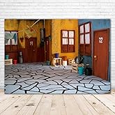 Happy Birthday Backdrop El Chavo Del Ocho Nuestra House Living Room Photo Background 5x3ft Mexican Cartoon Birthday Backdrop El Chavo Del Ocho Decorations Banner