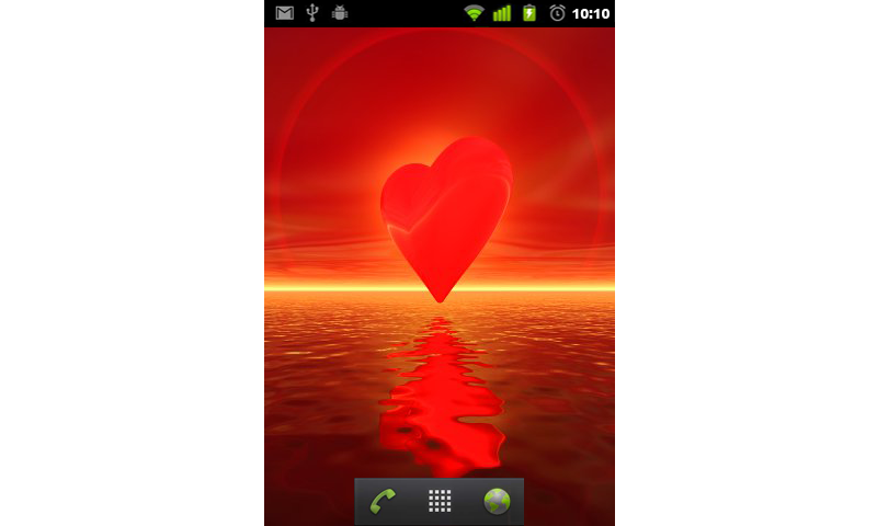 Ocean live wallpaper Ocean Heart ( live theme live android live background live ocean live desktop live water live liquid )