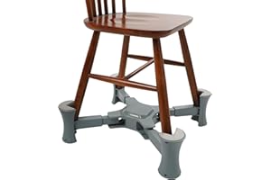 COOZMENT Booster Seat for Dining Table,Booster Seat with Non-Slip Bottom,Children's Portable Chair Booster Seat,No Assembly Required/Two Height Options/Grey