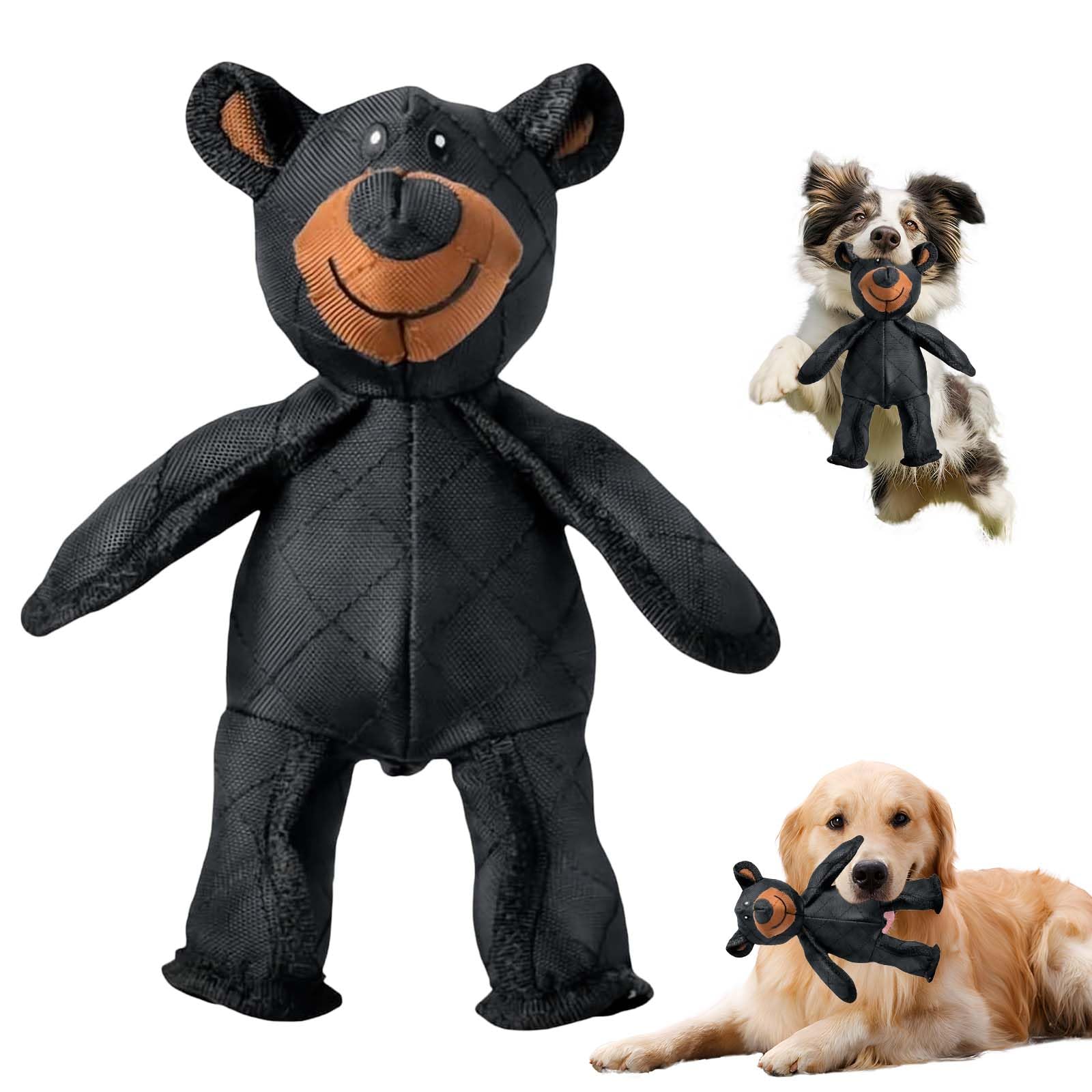 Belligern Indestructible Dog Toys, Unbreakable Bear 28 * 18cm, Suitable for Large Dogs, Dogs Who Like to Chew (1 Piece)