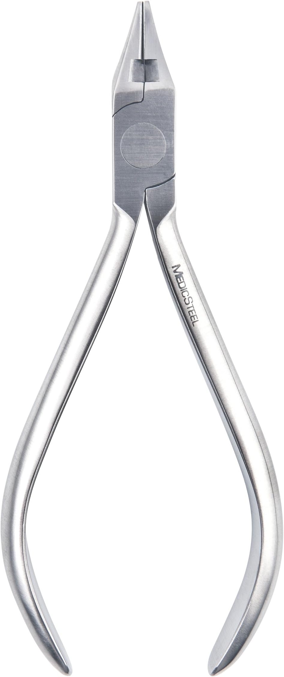 Medicsteel Bird Beak Pliers with Cutter Orthodontic Plier Loop Forming Wire Bending Dental Tweed Stainless Steel Surgical Laboratory Instrument - 5 inch (12cm)