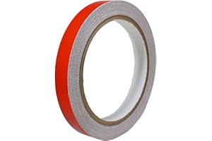 GGR Supplies T.R.U. REF-7 Red Engineering Grade Reflective Tape: 1/2 in. Wide x 30 ft. Length
