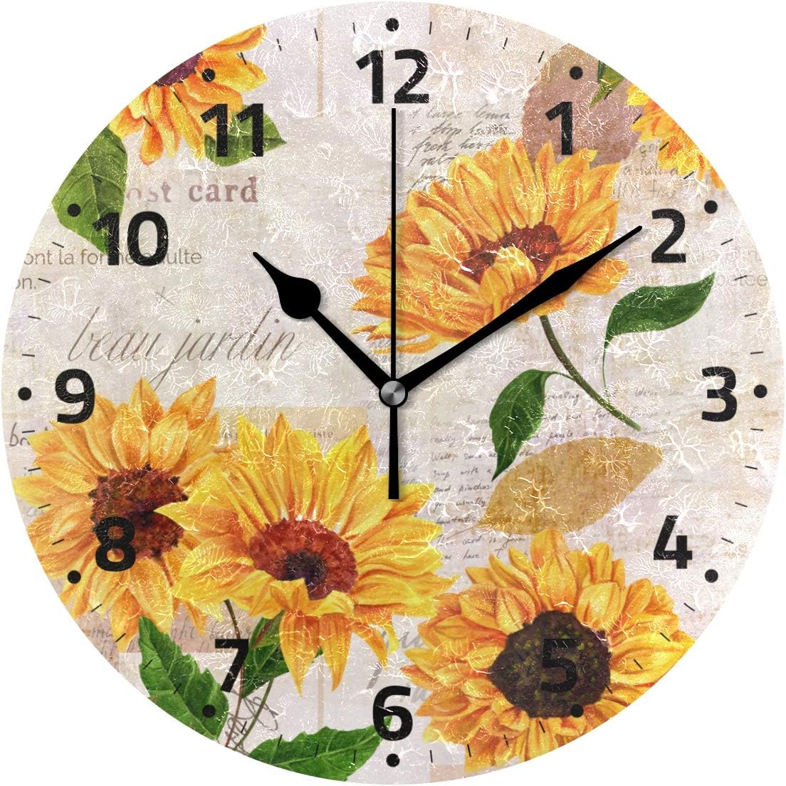Best Sunflower Kitchen Clock
