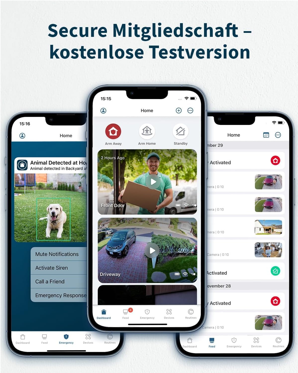Arlo 2K HD Video Türklingel Mit Kamera & Türgong Kabellos, WLAN Doorbell, Bewegungsmelder, 2-Wege-Audio, Ring Sirene, Haustür Nachtsicht, Smart, Alexa Kompatibel + Arlo Secure Plan Testzeitraum 3