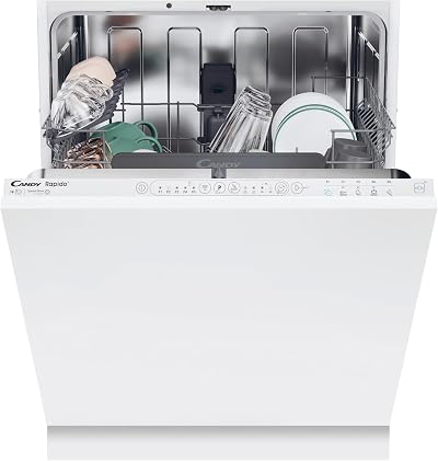 Candy Integrated Dishwasher 14 Place Black Bezel C Rated Rapido SPEED-DRIVE