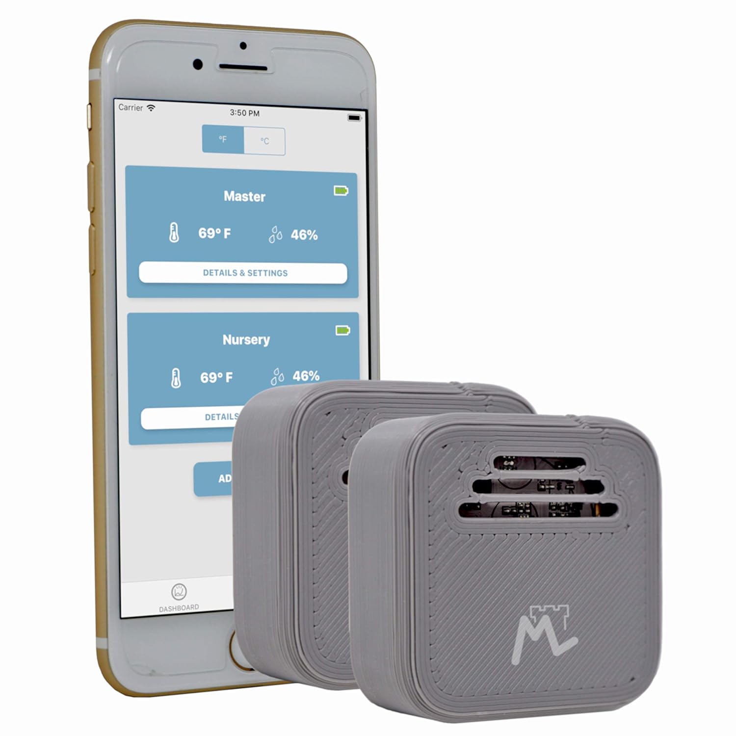 Cheap Wireless Temperature Humidity Bluetooth Smart Sensor For IPhone