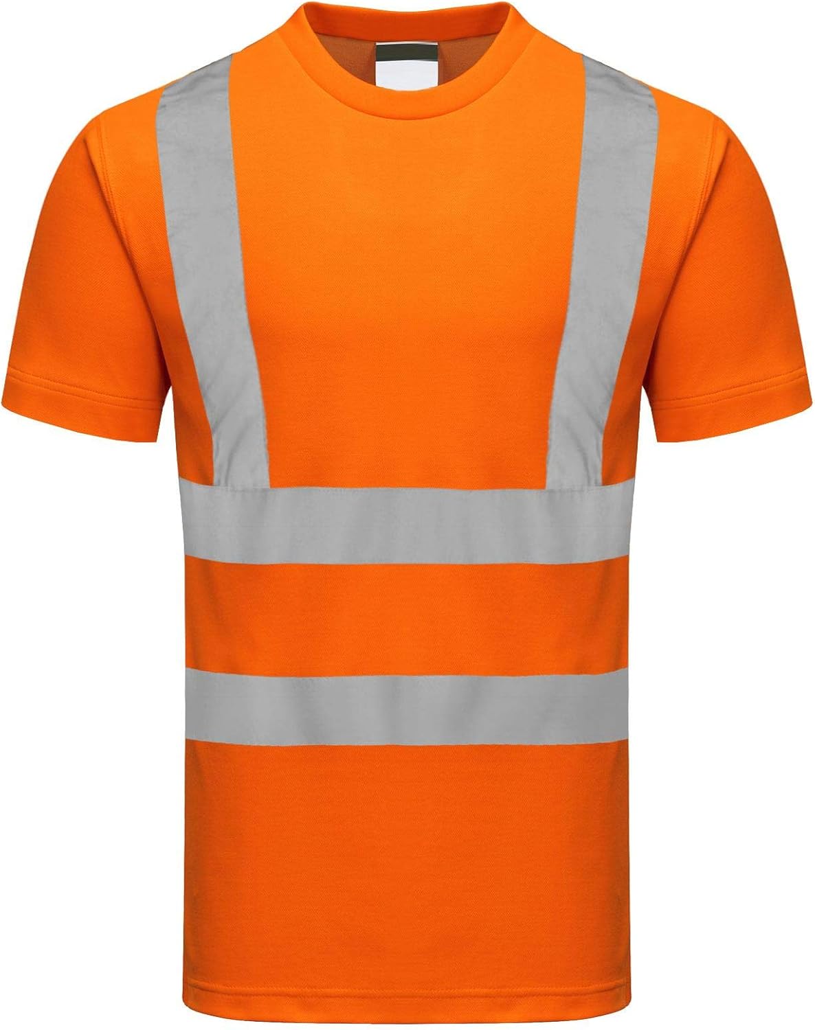 HI VIS VIZ T Shirt HIGH Visibility Reflective Tape Worker Safety