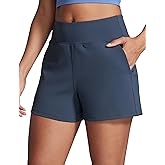 CRZ YOGA Butterbreeze Workout Shorts for Women Linerless High Waisted for Casual Athletic Gym Yoga with Pockets