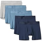 Amazon Essentials Men's Super Soft Modal Boxer Briefs, Pack of 5