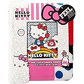 Northwest Hello Kitty Silk Touch Sherpa Throw Blanket, Plush and Warm, 40 x 50 Inches, On The Phone Design
