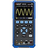OWON Oscilloscope Multimeter, OWON HDS25S Dual Channel Handheld Oscilloscope with 10MHz Waveform Generator with 250 MSa/s Sample Rate for Multi Tester