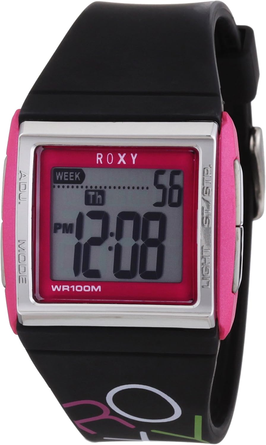 Roxy Ladies Crushin Digital Watch W222DRBLK with Polyurethane Strap