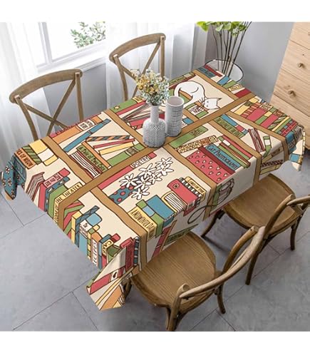 Dallonan Table Decoration For Party Happy Brithday Colored Balloon Polka Dot Confetti Rectangle Table Cloth Polyester Tablecloth Rectangle Table 60 X 120 Inch For Dinner Table Decor